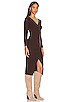 view 2 of 4 Vesper Dress in Dark Brown