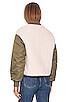 view 3 of 4 Tegan Jacket in Olive & Ivory