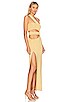 view 2 of 4 Bandage Knit Dress in Gold