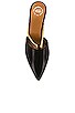 Macerata Chain Black Vacchetta Heel, view 4, click to view large image.