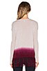 Dip Dye Fringe Sweater, view 3, click to view large image.