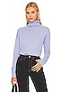 view 1 of 4 Relaxed Mock Neck Sweater in Periwinkle