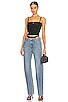 view 5 of 6 LOW RISE SLOUCHY 진 in Vintage Medium Indigo