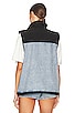 view 3 of 4 Nylon Combo Vest in Light Indigo Fade