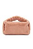 view 1 of 7 Faux Fur Scrunchie Small Bag in Sandstone