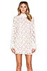 Alanis Ruffle Sleeve Lace Dress, view 1 of 4, click to view large image.