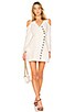 view 2 of 3 Galen Bell Sleeve Dress in Ivory