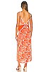 view 3 of 3 Azzorre Dress in Tangerine Zinnia