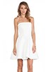 view 1 of 4 Natasia Strapless Dress in White