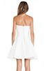 view 3 of 4 Natasia Strapless Dress in White