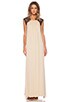 view 1 of 3 Gela Open Back Gown in Nude