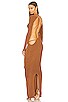 view 1 of 6 x REVOLVE Carrara Dress in Chocolate Lurex