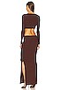 view 3 of 3 LAPPONI マキシドレス in Rust