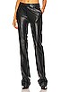 view 1 of 4 x REVOLVE Leather Pant in Black Leather
