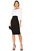 view 1 of 4 Laws Of Attraction Dress in Black & Chalk