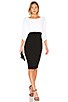 view 4 of 4 Laws Of Attraction Dress in Black & Chalk