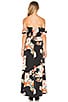 Large Floral Maxi Dress, view 3 of 4, click to view large image.