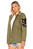 view 2 of 4 Soutache Patch Military Jacket in Olive