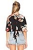 Large Floral Crop Top, view 3, click to view large image.