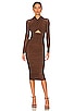 view 1 of 3 Aliyah Dress in Chocolate