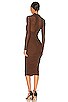 view 3 of 3 Aliyah Dress in Chocolate