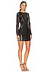 view 2 of 4 Milo Sequin Mini Dress in Black