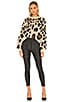 Leopard Slouch Knit, view 4 of 4, click to view large image.