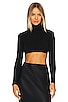 view 1 of 4 Selina Crop Turtle Neck Knit in Black