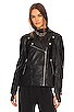 view 2 of 5 Oversized Biker Jacket in Black