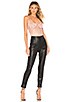 Faux Leather Tailored Pant, view 4 of 4, click to view large image.