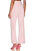 view 3 of 4 Maison Straight Leg Pant in Soft Pink