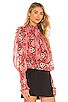 Remi Floral Blouse, view 2, click to view large image.