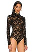 view 3 of 5 Vezza Lace Bodysuit in Black