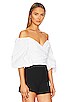 view 2 of 4 Eva Poplin Top in Orchid White