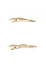 view 2 of 2 Molten Hair Clip Set of 2 in Gold