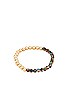 Floral & Gold Bead Pisa Bracelet, view 1, click to view large image.
