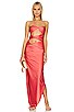 view 1 of 4 Vera Maxi Dress in Coral