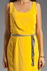 view 5 of 5 Hanover Woven Dress w. Belt in Banana Yellow
