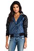 Cove Hoodie Bomber Jacket, view 2, click to view large image.