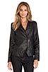 view 2 of 4 Odette Faux Leather Jacket in Black