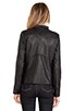 view 4 of 4 Odette Faux Leather Jacket in Black