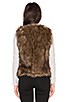 view 3 of 3 Castleton Faux Fur Vest in Light Beige