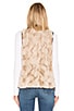 view 3 of 4 JACK by Steve Madden Most Valuable Layer Faux Fur Vest in Oatmeal