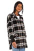 view 3 of 5 PLAID TIMES コート in Black