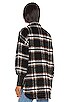 view 4 of 5 PLAID TIMES コート in Black