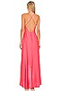 view 3 of 3 Crossback Evening Dress in Calypso Coral