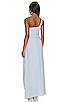 view 3 of 3 One Shoulder Evening Dress in Dusty Blue