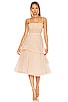 view 1 of 3 Short Tulle Evening Dress in Bare Pink