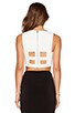 view 3 of 3 Nyella Crop Top in Off White