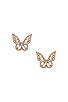 view 1 of 2 BOUCLES D'OREILLES ICED OUT in Gold